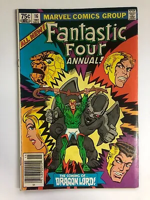 Buy Fantastic Four Annual #16 - Ed Hannigan - 1981 - Possible CGC Comic • 3.62£