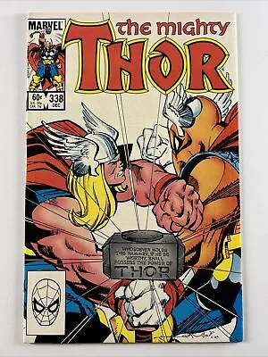 Buy Thor #338 (1983) Origin Beta Ray Bill | Marvel Comics • 12.78£