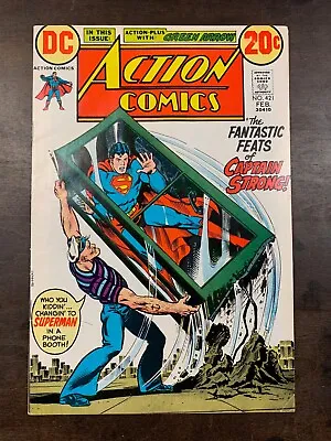Buy Action Comics 421 (1973)  Fn 1st Captain Strong • 19.76£