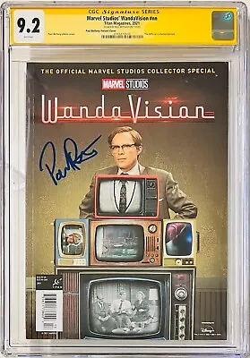 Buy CGC SS Magazine Signed Paul Bettany Graded 9.2 Marvel WandaVision #nn Variant • 522.26£