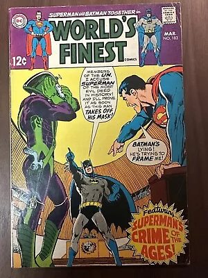 Buy World's Finest #183 VG/FN Neal Adams Cover (DC 1969) • 11.88£