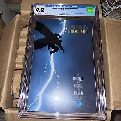 Buy Batman The Dark Knight Returns #1 1st Printing CGC 9.8 1986 • 711.51£