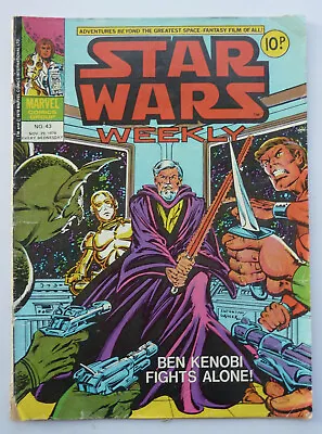 Buy Star Wars Weekly #43 - Marvel Comics Group UK 29 November 1978 GD 2.0 • 5.50£