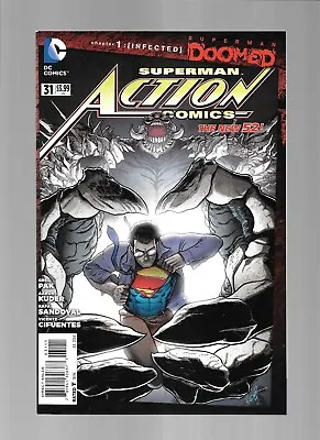 Buy Superman Action Comics 31 2014 Doomed 1 Infected Doomsday Clark Kent Kal-el Dc • 6.34£