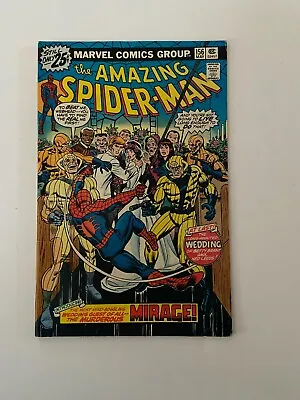Buy The Amazing Spider Man 156  Ned Leeds Betty Bryant Wedding With Marvel Stamp • 38.26£