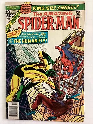 Buy Amazing Spider-man King-size Annual #10 1976 1st Human Fly Fine • 8.68£