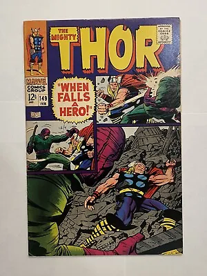 Buy THOR #149 Marvel Comics 1968 VG/FN Stan Lee & Jack Kirby! 2nd Wrecker! • 41.58£