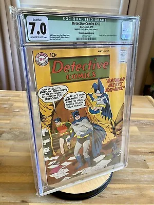 Buy DC Batman Detective Comics 267 CGC 7.0 Qualified 1st Appearance Of Bat-Mite • 1,581.21£