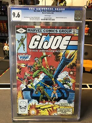 Buy G.I. Joe - A Real American Hero #1 Marvel Comics 1982 CGC 9.6 • 416.29£