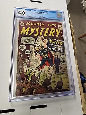 Buy Journey Into Mystery #84 Marvel Comic 1962 Thor 2nd App 1st Jane Foster CGC 4.0 • 719.56£