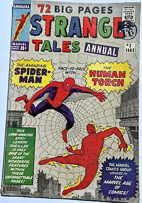 Buy Strange Tales 2 Annual Marvel Silver Age 1963 Steve Ditko Art • 560£