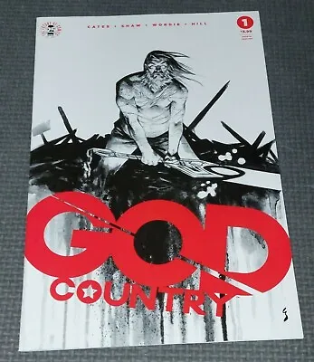 Buy GOD COUNTRY #1 (2017) 4th Printing White Variant Cover Donny Cates Image Comics • 20.06£