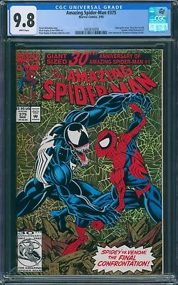 Buy Amazing Spider-Man #375 (1993) CGC 9.8 White Pages • 96.51£
