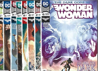 Buy Wonder Woman Lot Of 8 - #46 47 48 49 53 54 55 57 (nm-) Dc Comics • 9.51£