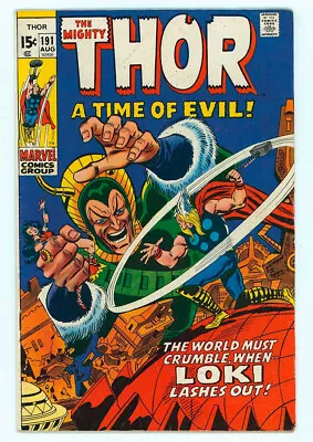 Buy Thor 191 Loki Cover, Loki Lashes Out! FN+ • 15.77£