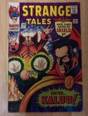 Buy Strange Tales #148 1966 Solid Vg++ Fury On Trial,origin Of Ancient One +kaluu • 31.98£