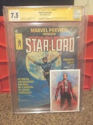 Buy Marvel Preview #4 Cgc SS Chris Pratt Signature 1st Appearance Star-Lord • 2,006.18£
