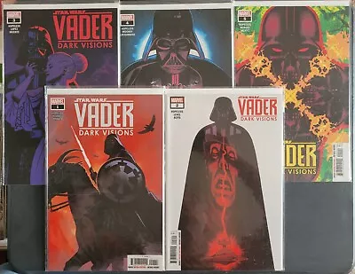 Buy Star Wars Vader Dark Visions Comic Set 1-2-3-4-5 Lot Marvel Darth Lord Of Sith • 15£