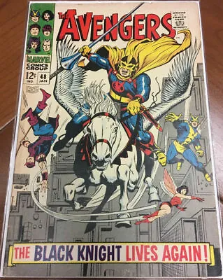 Buy Avengers #48, FN- 5.5, 1st Black Knight; Magneto, The Wasp, Hawkeye • 143.28£