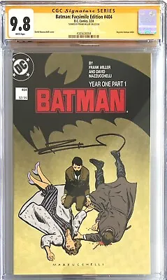 Buy Batman #404 Facsimile CGC SS 9.8 Signed By Frank Miller • 127.92£