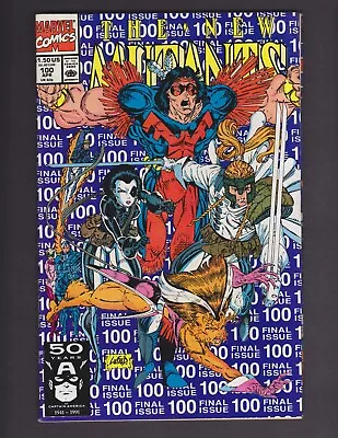 Buy NEW MUTANTS #100 1991 1ST Print APP X-FORCE Rob Liefeld Comic Cover Art • 3.94£