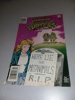 Buy Teenage Mutant Ninja Turtles Adventures 55 Archie Comics Death Of The Mutanimals • 12.49£