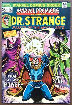Buy Marvel Premiere #13 (vg/fine) 1974 Doctor Strange - Frank Brunner - Baron Mordo • 5.06£