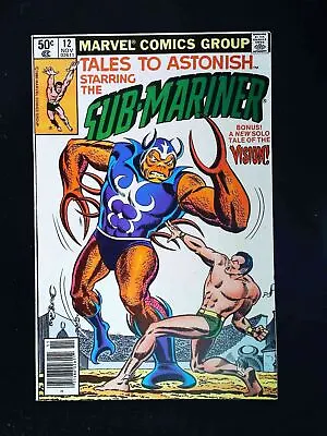 Buy Tales To Astonish #12 (2Nd Series) Marvel Comics 1980 Vf Newsstand • 3.24£