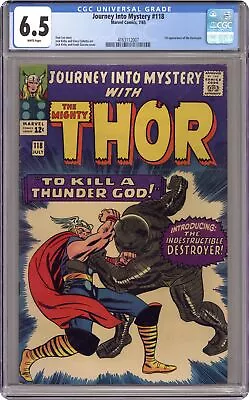 Buy Thor Journey Into Mystery #118 CGC 6.5 1965 4163112007 1st App. The Destoyer • 162.07£