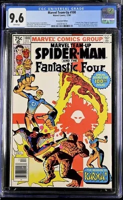 Buy Marvel Team-up #100 Cgc 9.6 White Pages Newsstand Spider-man Fantastic Four 1980 • 79.02£