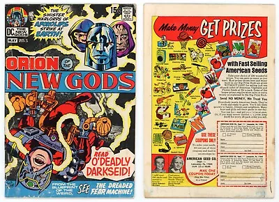 Buy New Gods #2 (GD/VG 3.0) 2nd Full Darkseid 1st Cover 1st Deep Six & Slig 1971 DC • 20.10£