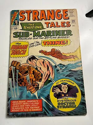 Buy Strange Tales #125 Silver Age Marvel Comic Book  • 75.33£