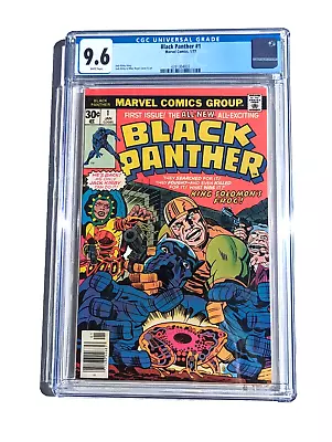 Buy Black Panther #1 CGC 9.6 🔥 (1977) Jack Kirby Story🔥 White Pages • 267£