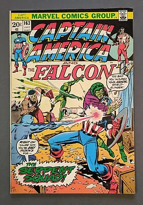 Buy Captain America #163 (1973) Estim Grade: FN/VF. Uncertified.  (Raw) Silver Age • 52.04£