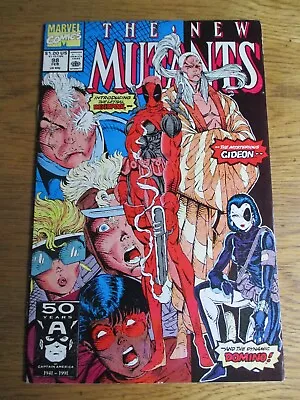 Buy NEW MUTANTS 98 1991, 1ST APPEARANCE OF DEADPOOL & DOMINO. First Print • 200£