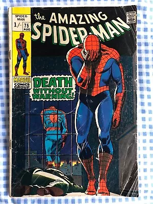 Buy Amazing Spider-Man 75 (1969) Death Of Silvermane. Lizard App • 34.99£