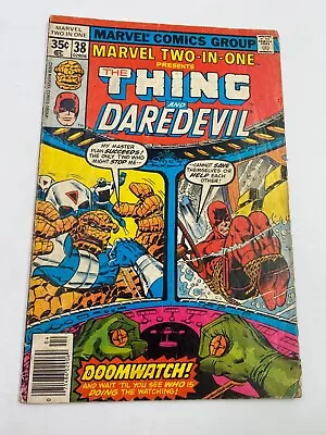 Buy Marvel Two-In-One The Thing And The DareDevil #38 (1978) • 1.20£