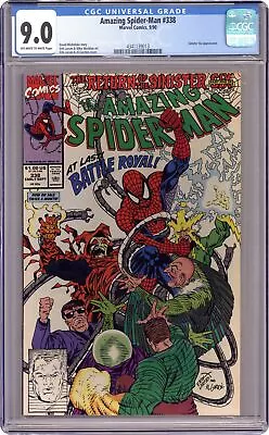 Buy Amazing Spider-Man #338 CGC 9.0 1990 4341139013 • 37.58£