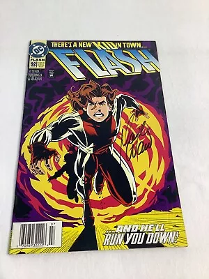 Buy Flash #92 July 1994 DC  1st Appearance Of Impulse!!! Newstand Signed By Wieringo • 39.51£