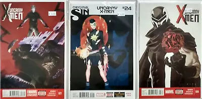 Buy Uncanny X-Men #21 #24 #28 Marvel 2014/15 Comic Books VF/NM • 6.35£