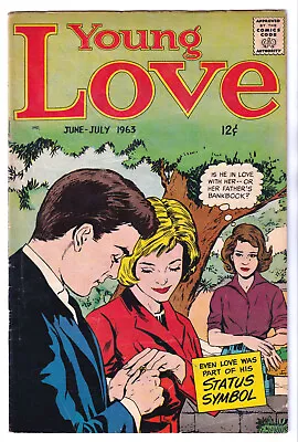 Buy YOUNG LOVE Vol. 7 No. 1 (June 1963) Status Symbol; Scarcer Prize Comic; FINE 6.0 • 14.23£