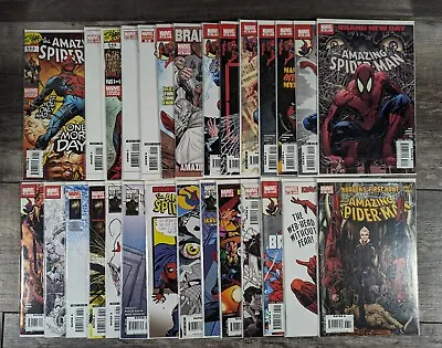 Buy Amazing SpiderMan Lot - 28 Comics - #544-567 - NM - BRAND NEW DAY - ONE MORE DAY • 47.38£