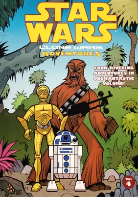 Buy Star Wars: Clone Wars Adventures: V. 4 By Fillbach Brothers, Justin Lambros, Had • 3.90£