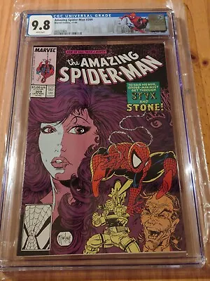 Buy Amazing Spider-Man #309 CGC 9.8 - 1st App. Styx & Stone 11/88 🔥Custom Label🔥   • 158.12£
