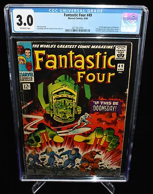 Buy Fantastic Four #49 (CGC 3.0) 1st Full Appearance Of Galactus - 1966 • 479.62£