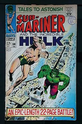 Buy Tales To Astonish (Vol 1) # 100 Fine (FN)  RS003 Marvel Comics SILVER AGE • 44.99£