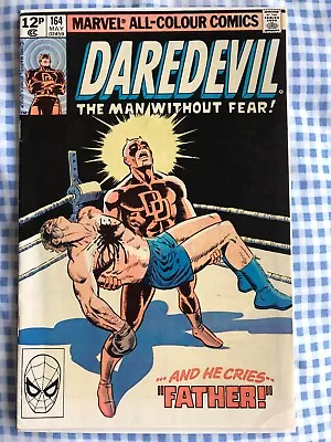 Buy Daredevil 164 (1980) Origin Retold, Black Widow App, Frank Miller Art • 6.99£
