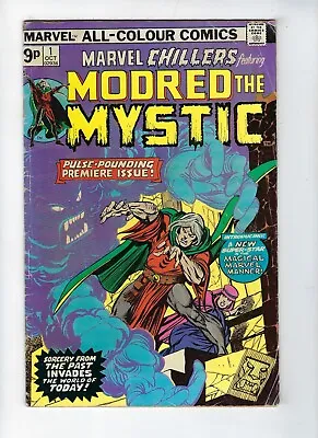 Buy MARVEL CHILLERS # 1 (1st Appearance MODRED The MYSTIC, OCT 1975) VG • 6.95£