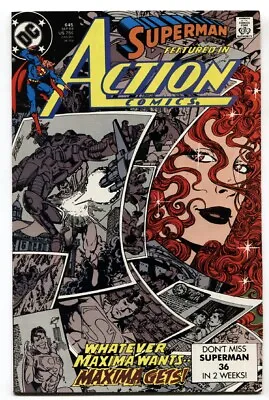 Buy ACTION COMICS #645-First Appearance Of MAXIMA-1989 • 20.26£