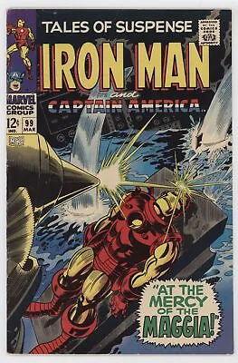 Buy Tales Of Suspense 99 Marvel 1968 FN Iron Man Captain America Black Panther • 26.38£